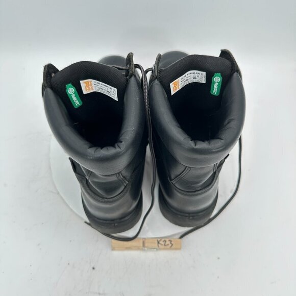 Timberland Pro Men Size 11.5W A1W6M Black Leather Wide Direct Attach Work Boot main image 4